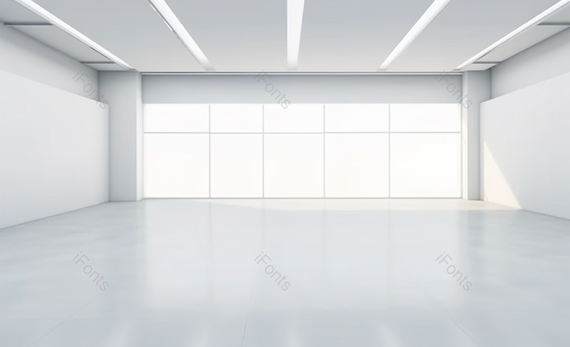 白色空间满墙落地窗室内拍摄,高清,摄影图,摄影图片,图片大全,摄影图免费下载